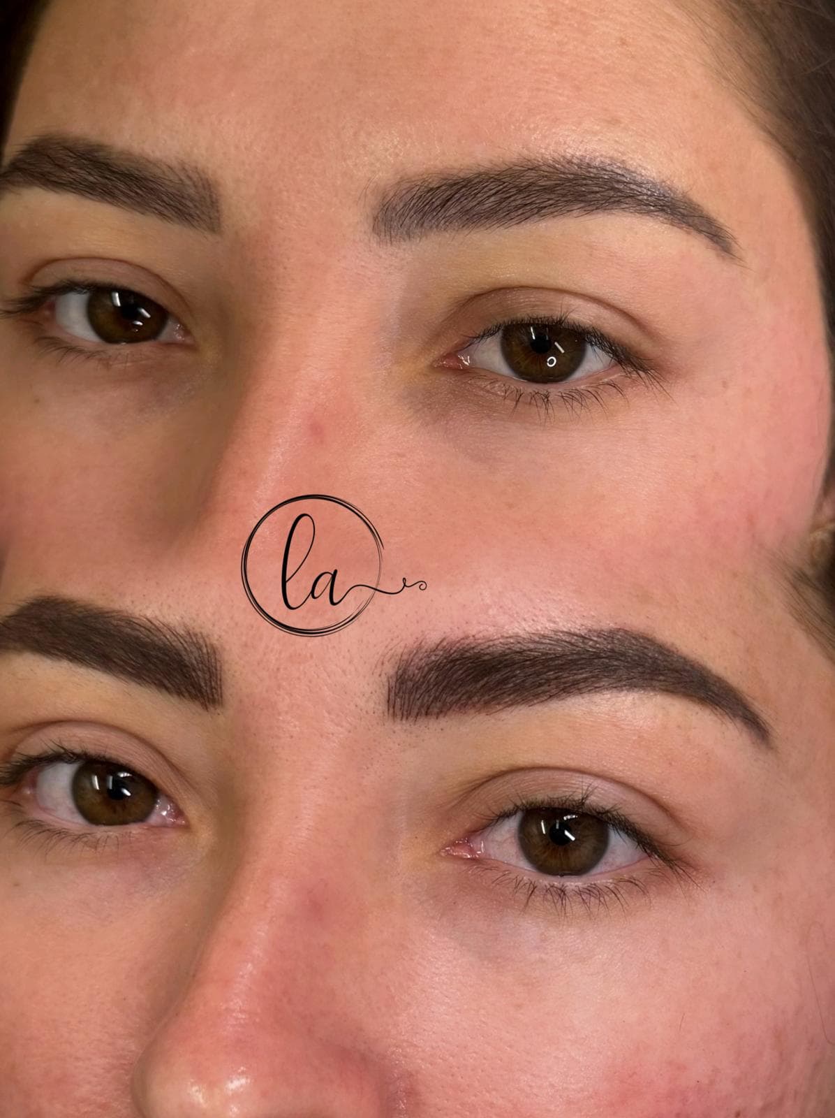 Antes y después cejas — Laura Álvarez