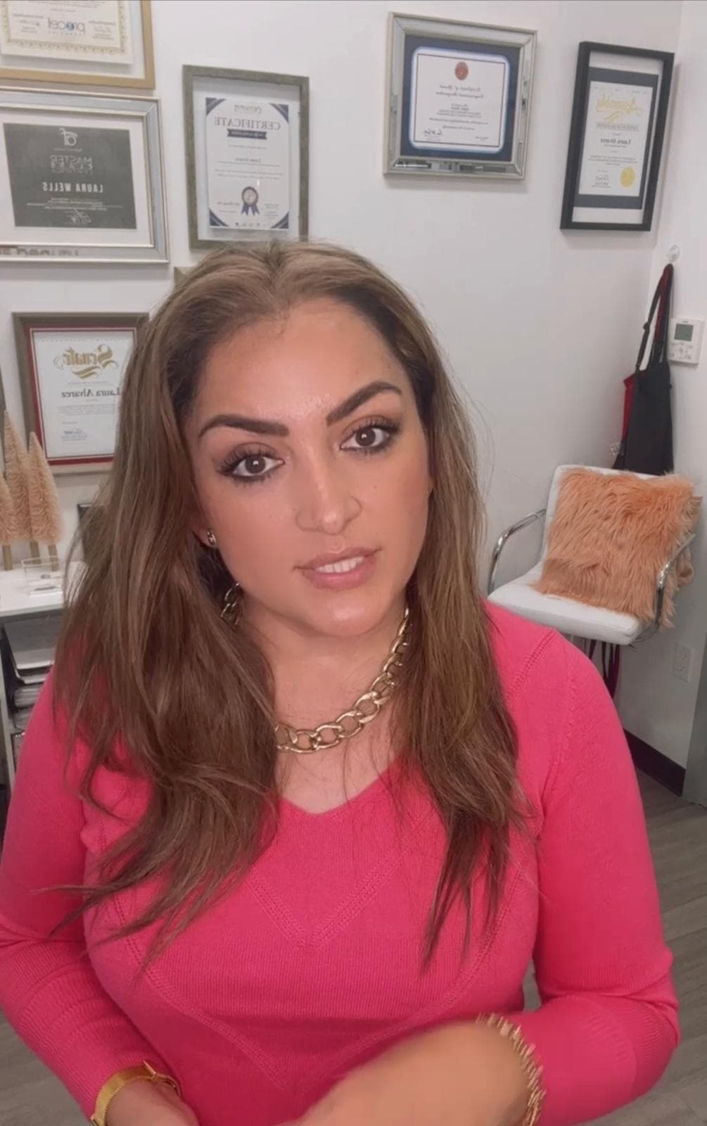 Laura Álvarez en su estudio